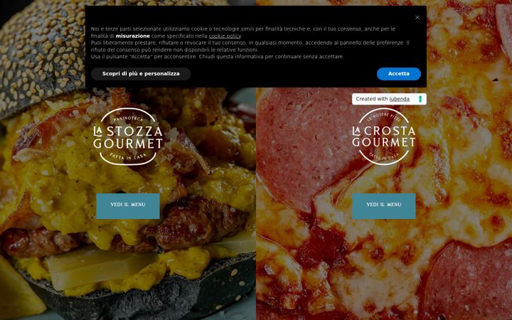 Screenshot of lastozzagourmet.com