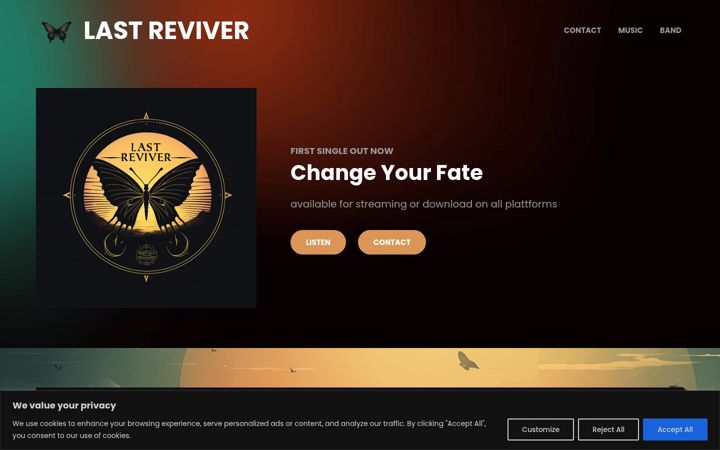 Screenshot of lastreviver.com
