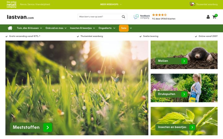 Screenshot of lastvan.com