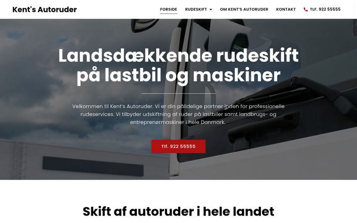Screenshot of lastvognsruder.dk