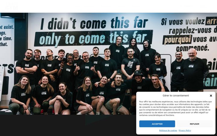 Screenshot of lasueurgym.com