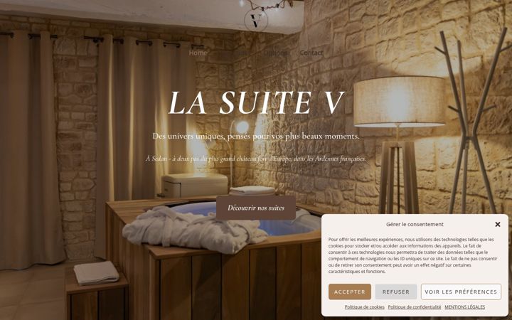 Screenshot of lasuitev.fr