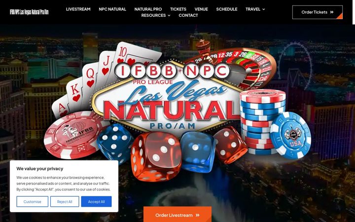 Screenshot of lasvegasproam.com