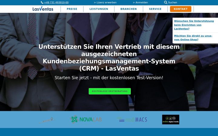 Screenshot of lasventas.de