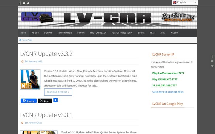 Screenshot of lasventuras.net
