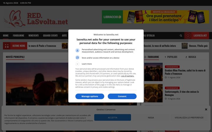 Screenshot of lasvolta.net