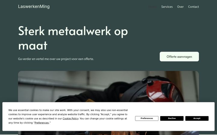 Screenshot of laswerkenming.be