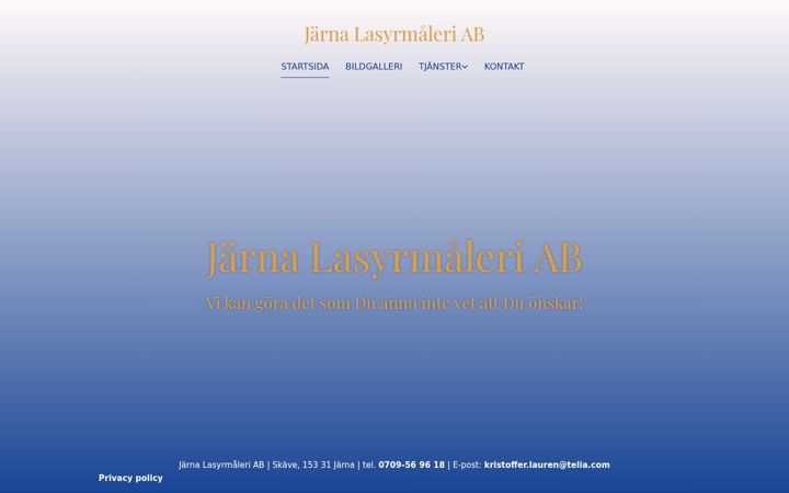 Screenshot of lasyrmaleri.se