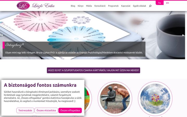 Screenshot of laszloerika.hu