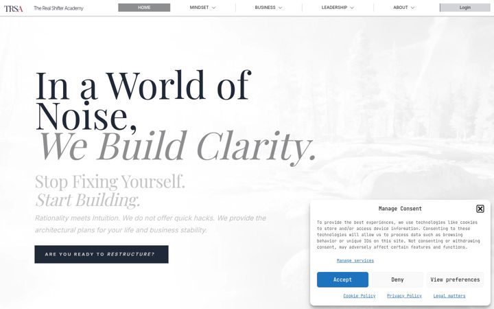 Screenshot of laszlorem.com