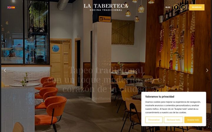 Screenshot of lataberteca.com