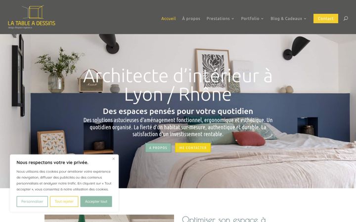 Screenshot of latableadessins.com