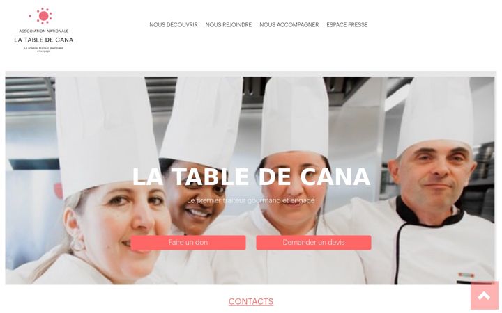 Screenshot of latabledecana.com
