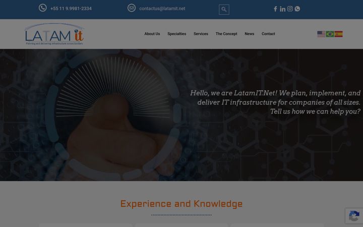 Screenshot of latamit.net
