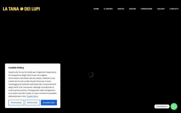 Screenshot of latanadeilupi.it