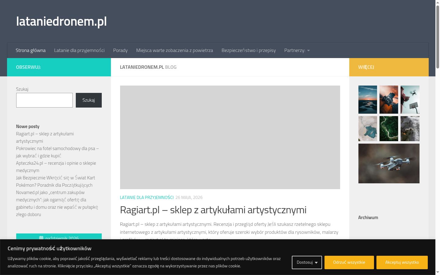 Screenshot tal-banner tal-kunsens muri qabel kwalunkwe interazzjoni