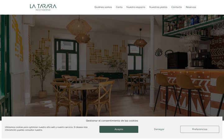 Screenshot of latararaolvera.com