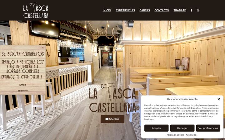Screenshot of latascacastellana.com