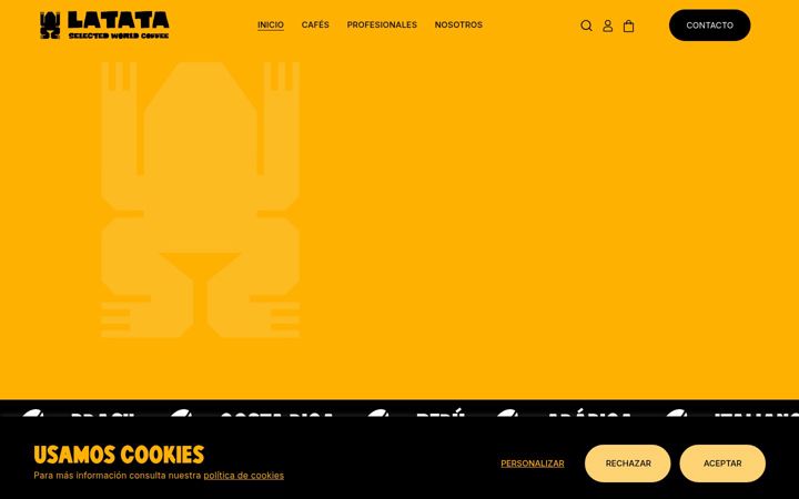 Screenshot of latatacafe.com