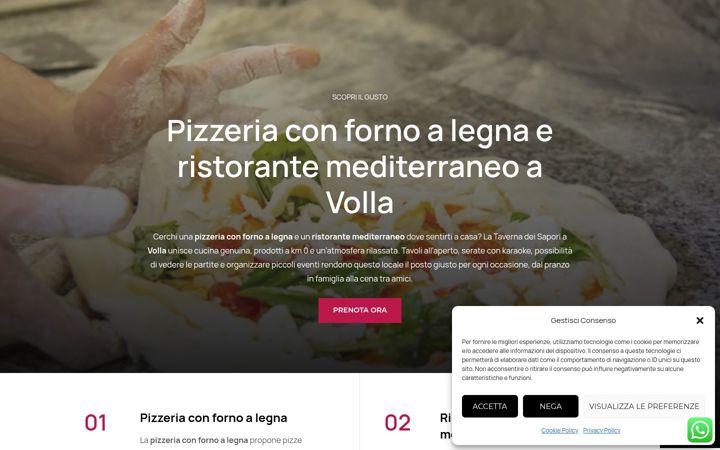 Screenshot of latavernadeisapori.com