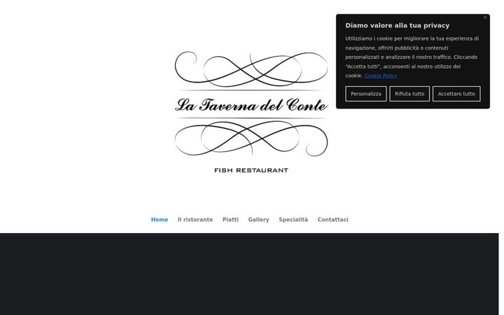 Screenshot of latavernadelconte.it