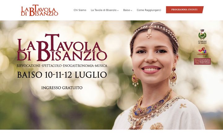 Screenshot of latavoladibisanzio.it