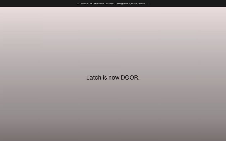 Screenshot of latch.com
