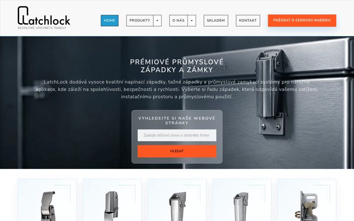 Screenshot of latchlock.cz