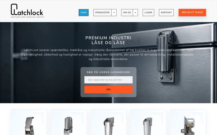 Screenshot of latchlock.dk