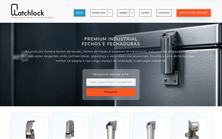 Screenshot of latchlock.pt