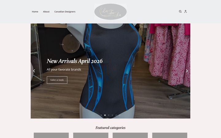 Screenshot of lateedalingerie.com