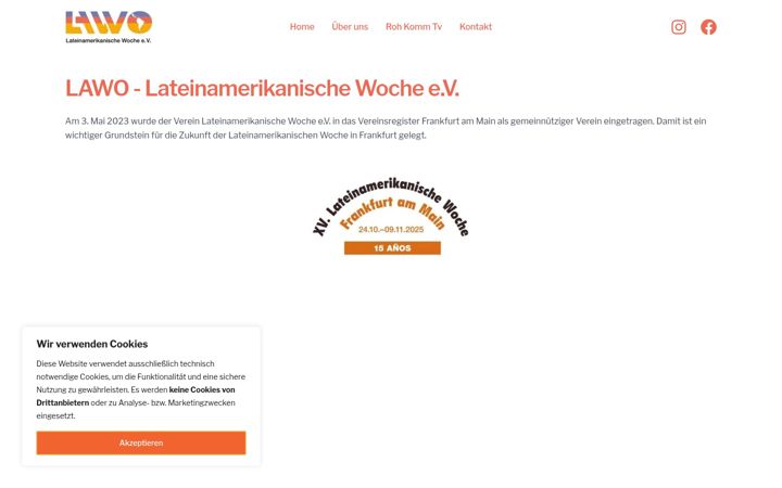 Screenshot of lateinamerikanischewoche-frankfurt.de