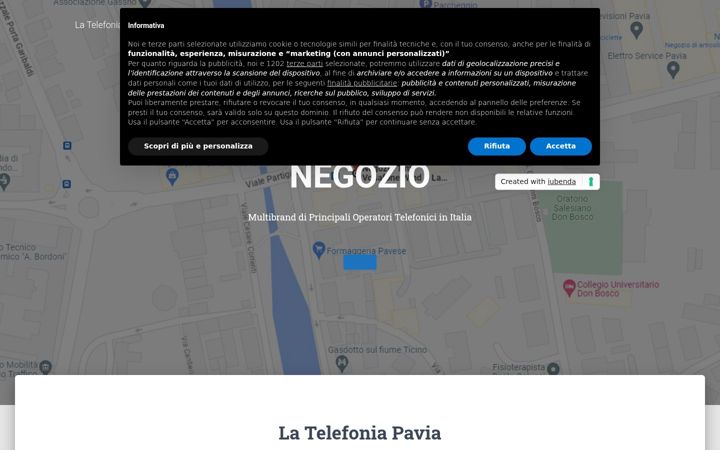 Screenshot of latelefoniapavia.it