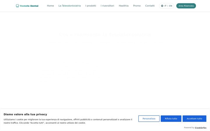 Screenshot of lateleodontoiatria.it