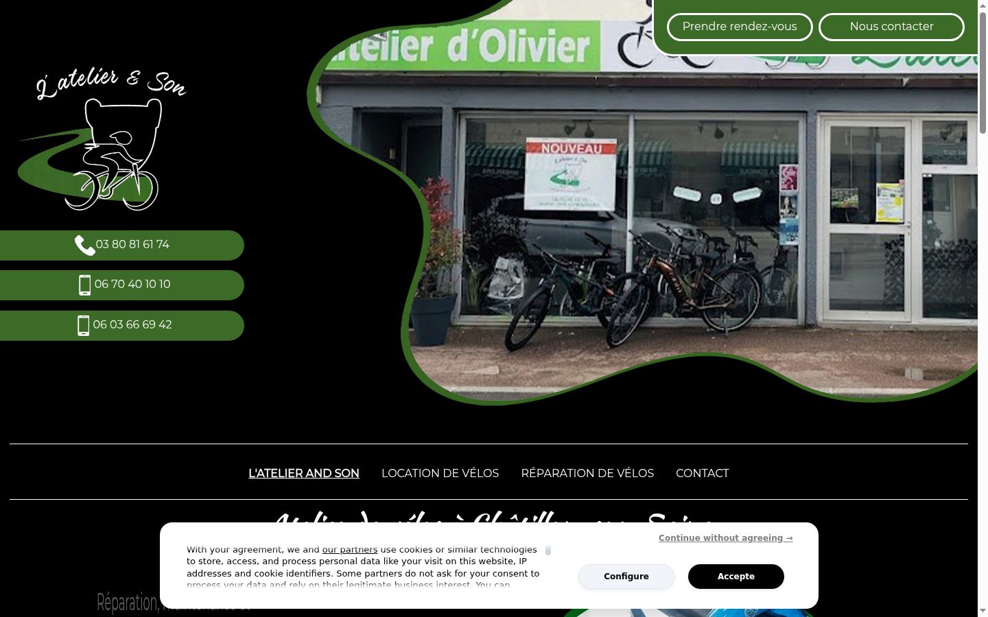 Screenshot tal-banner tal-kunsens muri qabel kwalunkwe interazzjoni