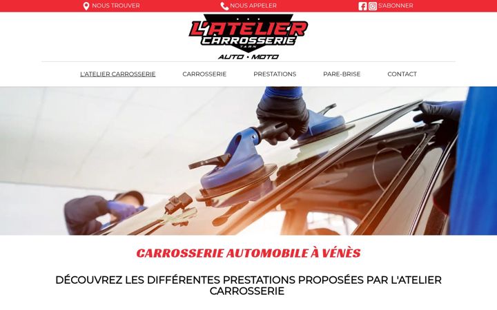 Screenshot of latelier-carrosserie.fr