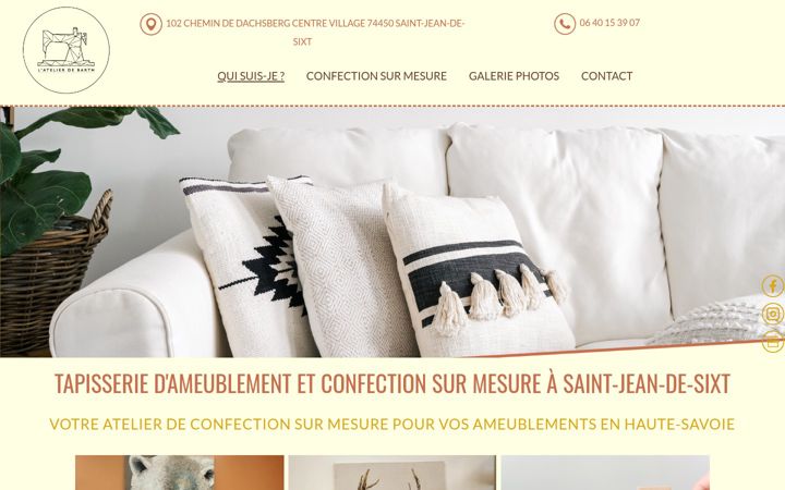 Screenshot of latelier-de-barth.fr