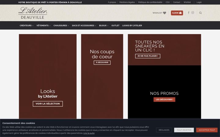 Screenshot of latelier-deauville.fr