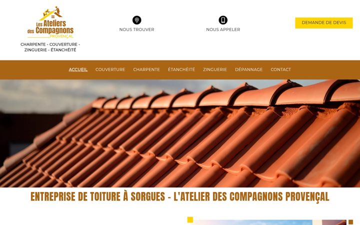 Screenshot of latelier-des-compagnons-provencal.fr