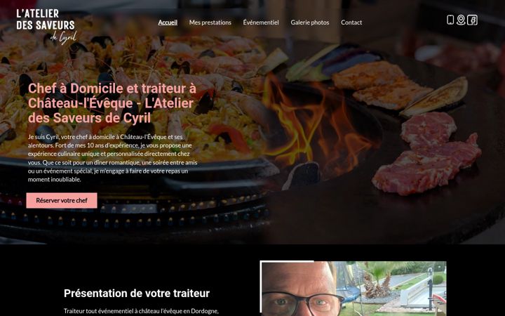 Screenshot of latelier-des-saveursdecyril.fr