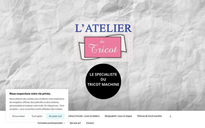 Screenshot of latelier-du-tricot.com