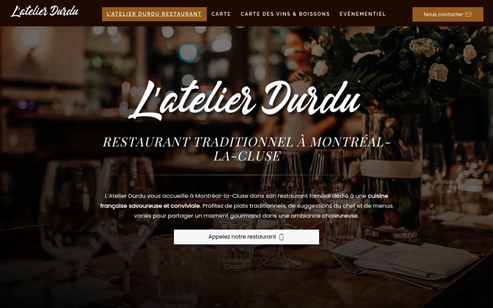 Screenshot of latelier-durdu.fr