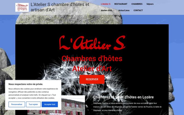 Screenshot of latelier-s.eu