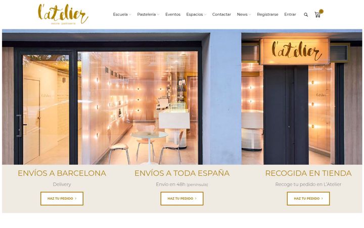 Screenshot of latelierbarcelona.com