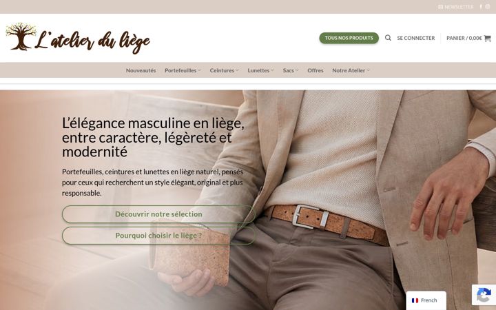 Screenshot of latelierduliege.com