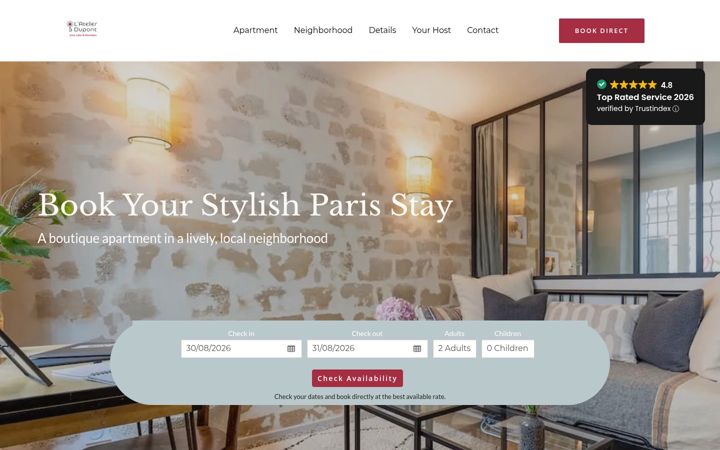 Screenshot of latelierdupont.com