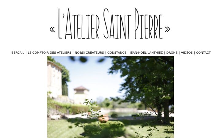 Screenshot of lateliersaintpierre.com