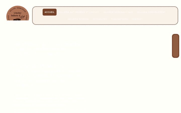 Screenshot of latelierselleriedaude.fr