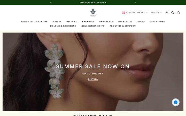 Screenshot of latelita.com