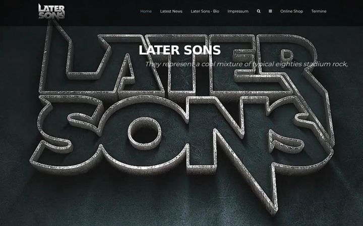 Screenshot of later-sons.de